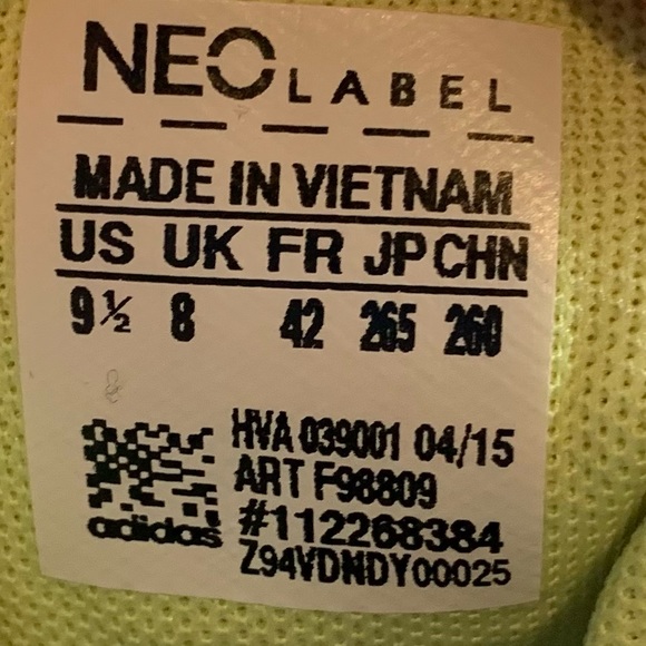 Adidas Neo Hoops Mid Top Basketball Shoes size Men’s 8.5/Women’s 9.5 - Picture 8 of 8